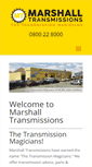 Mobile Screenshot of marshalltrans.co.nz